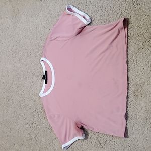 Light pink forever 21 crop top
